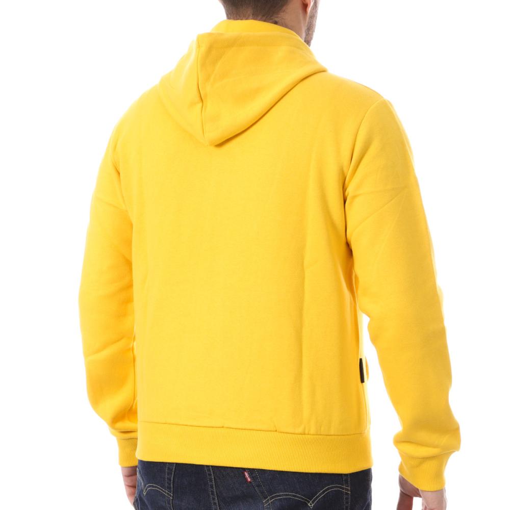 Sweat Zippée Jaune Homme Redskins Loyal vue 2