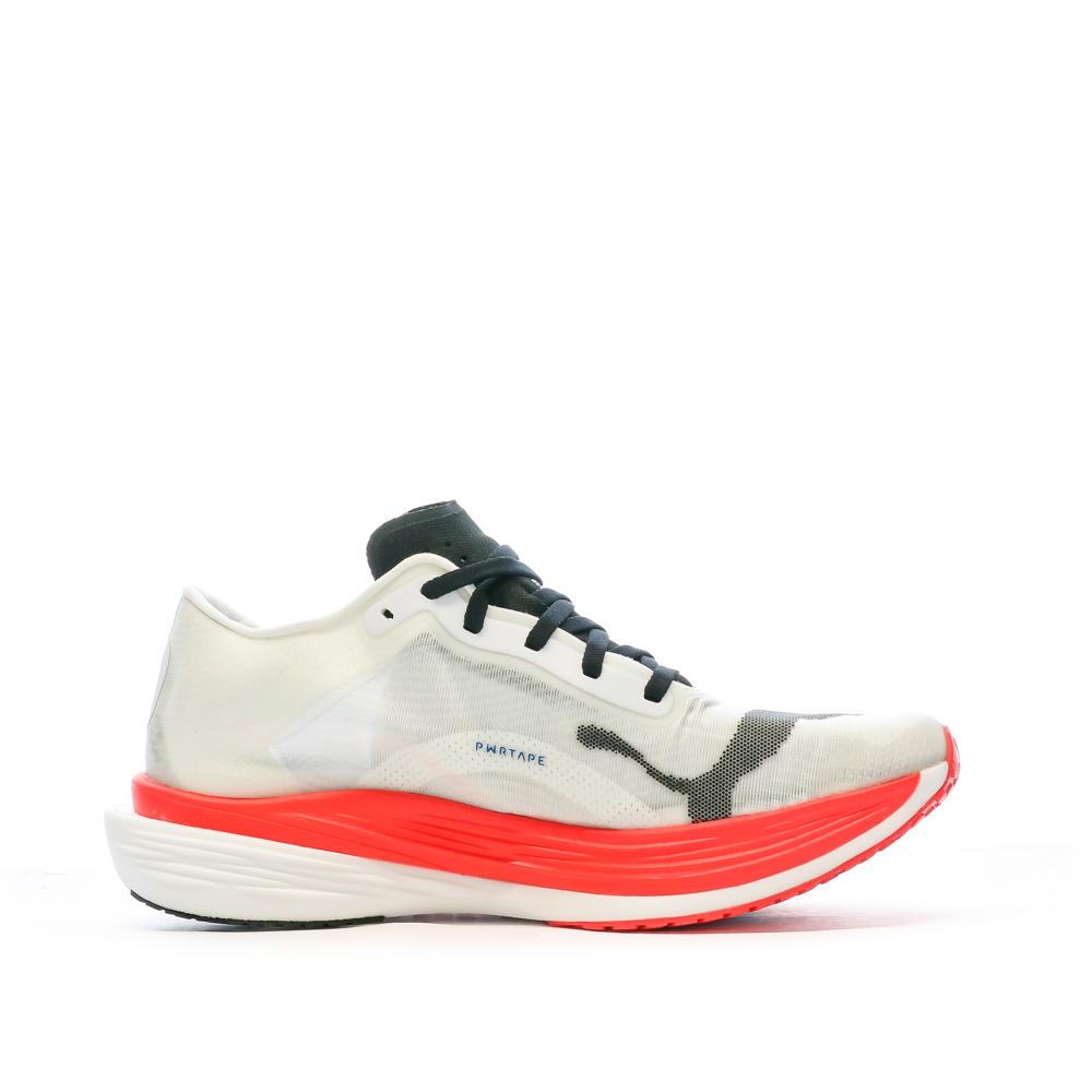 Chaussures de running Blanc/Noir Femme Puma Deviate Nitro vue 2