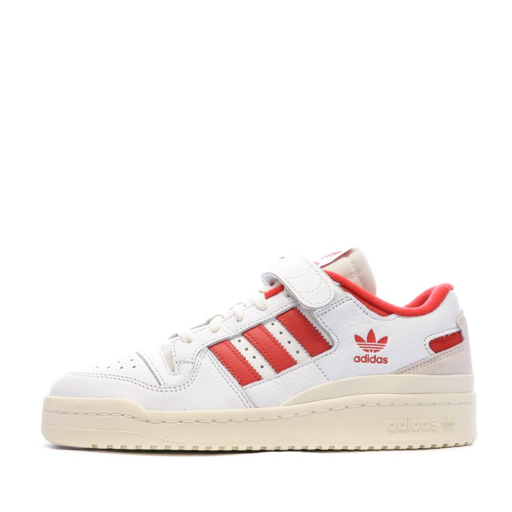 Baskets Blanche Mixte Adidas Forum 84 Low pas cher