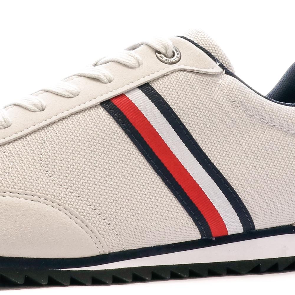 Baskets Grise Homme Tommy Hilfiger Essential Mesh Runner vue 7