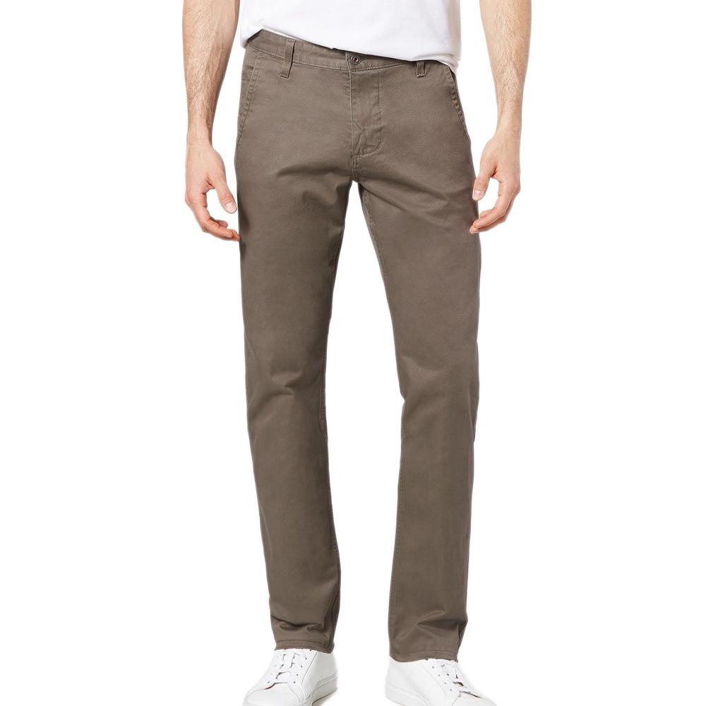 Pantalon Chino Marron Foncé Homme Dockers Alpha pas cher