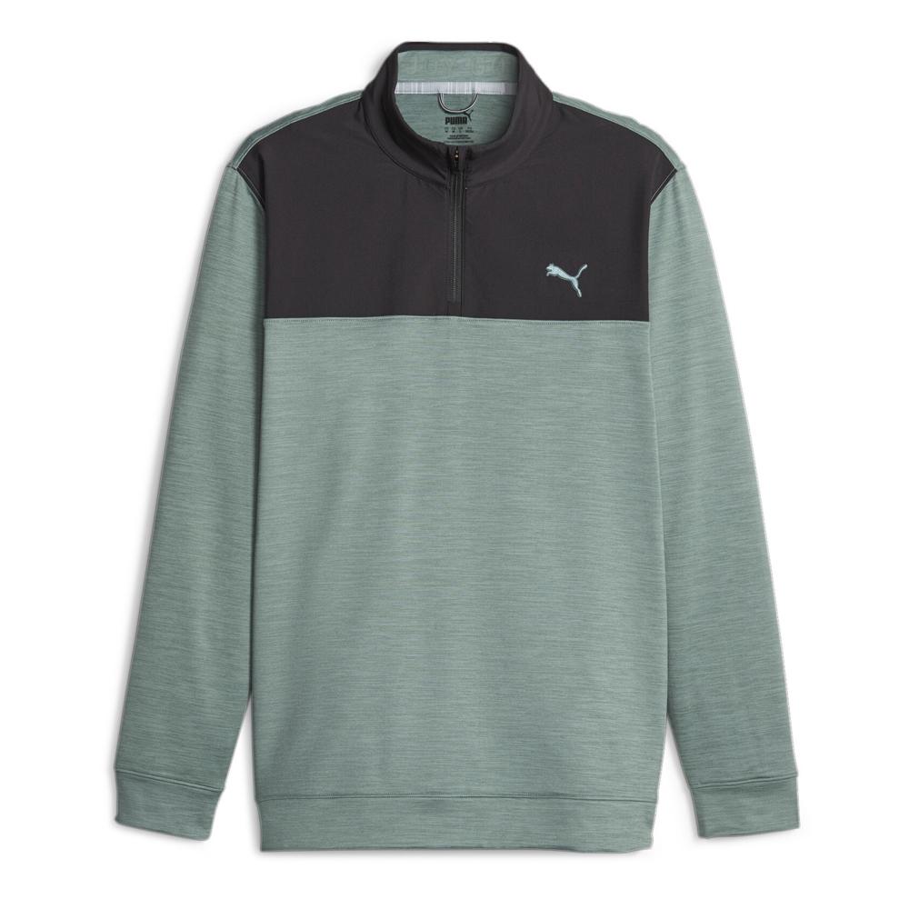 Pull de Golf Noir/Vert Homme Puma Colblck pas cher