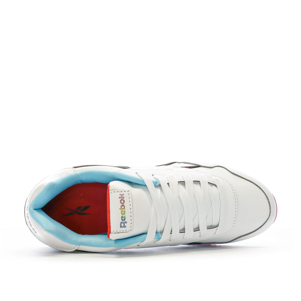 Baskets Blanc/Rose Fille Reebok Royal vue 4