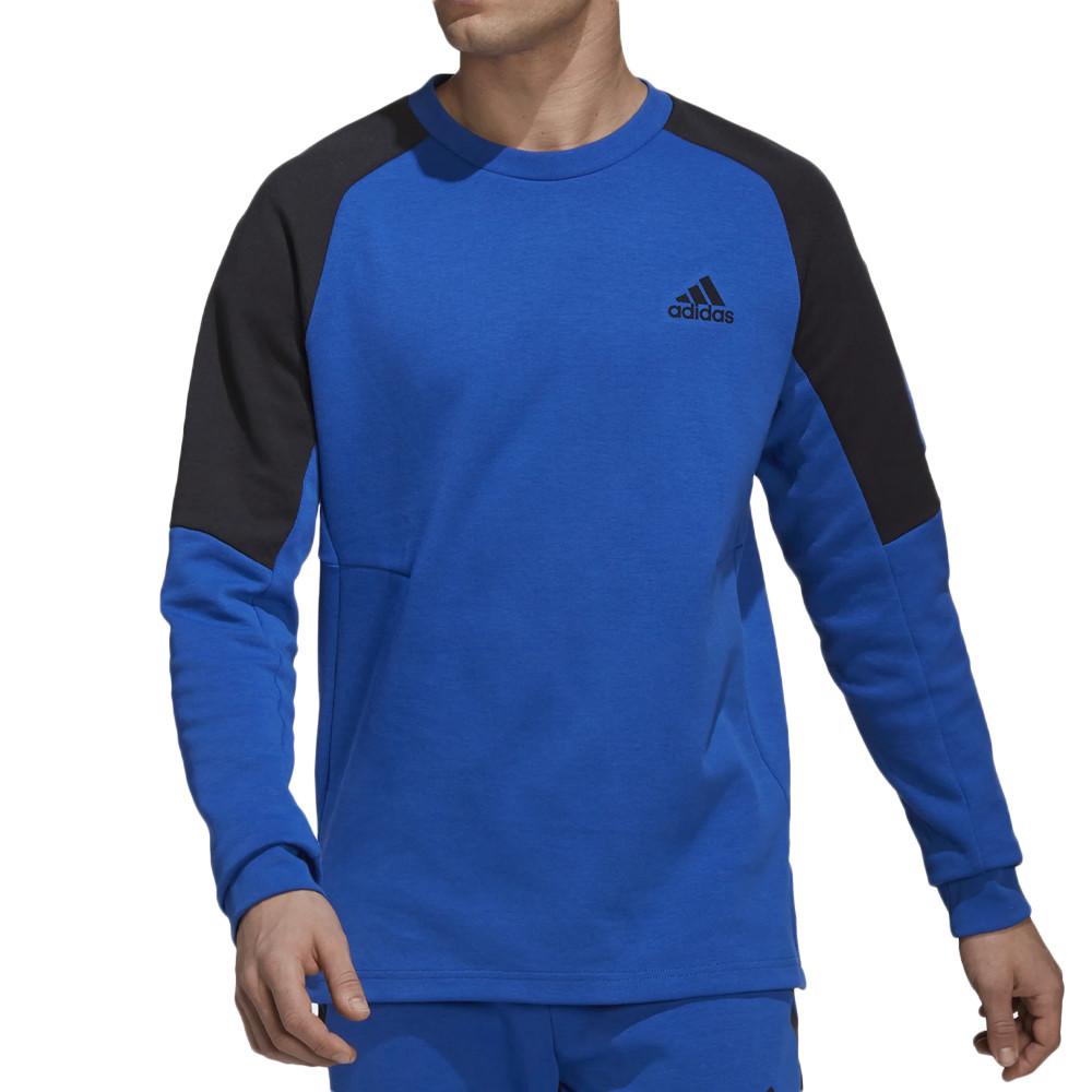 Sweat Bleu Homme Adidas HE9822 pas cher