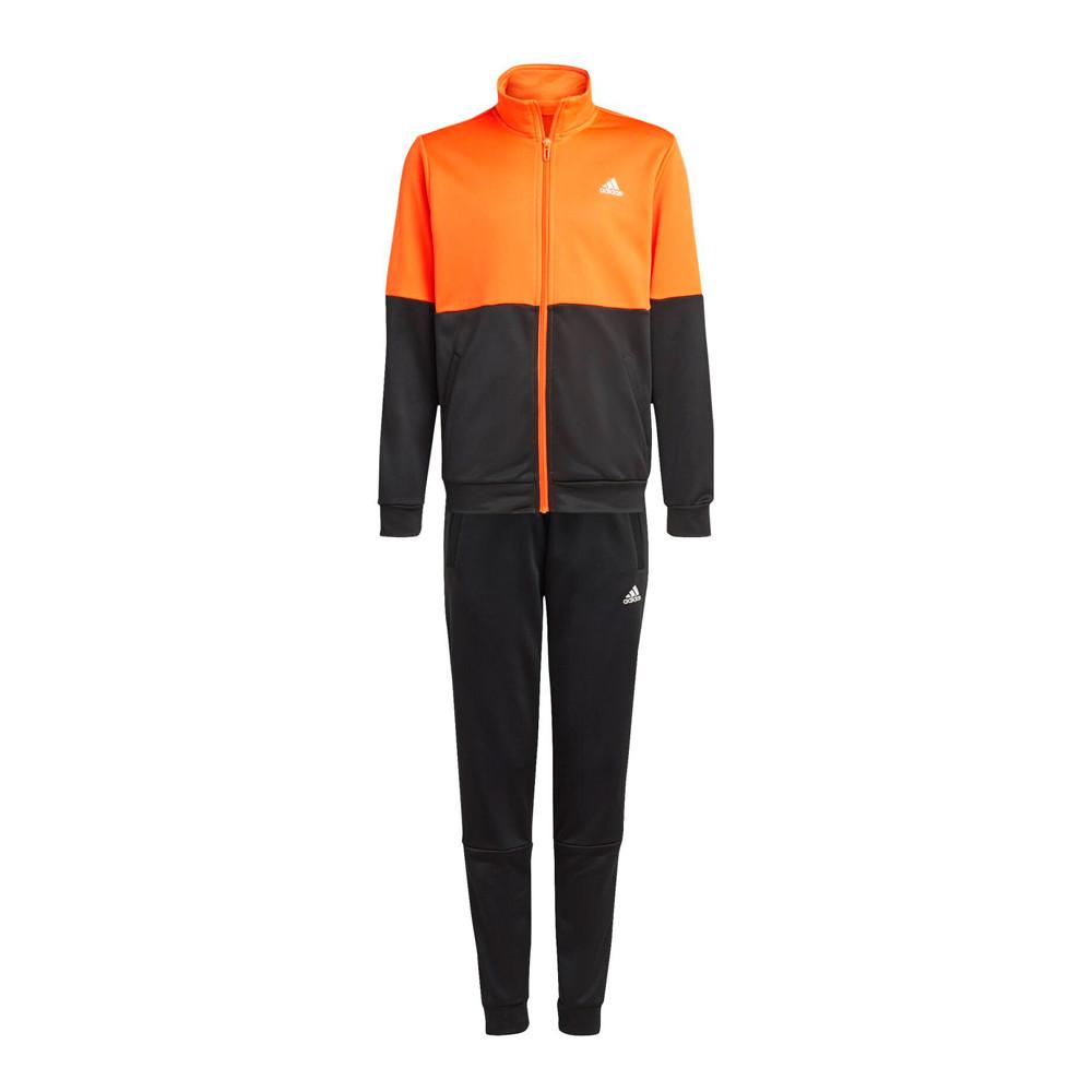 Ensembles de Survêtement Noir/Orange Garçon Adidas HN8569 pas cher