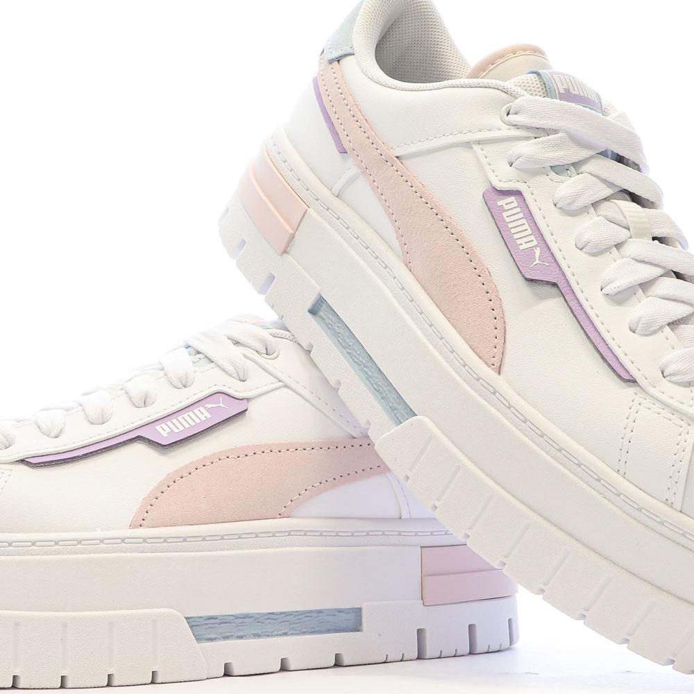 Baskets Blanches Femme Puma Mayze Crashed vue 7