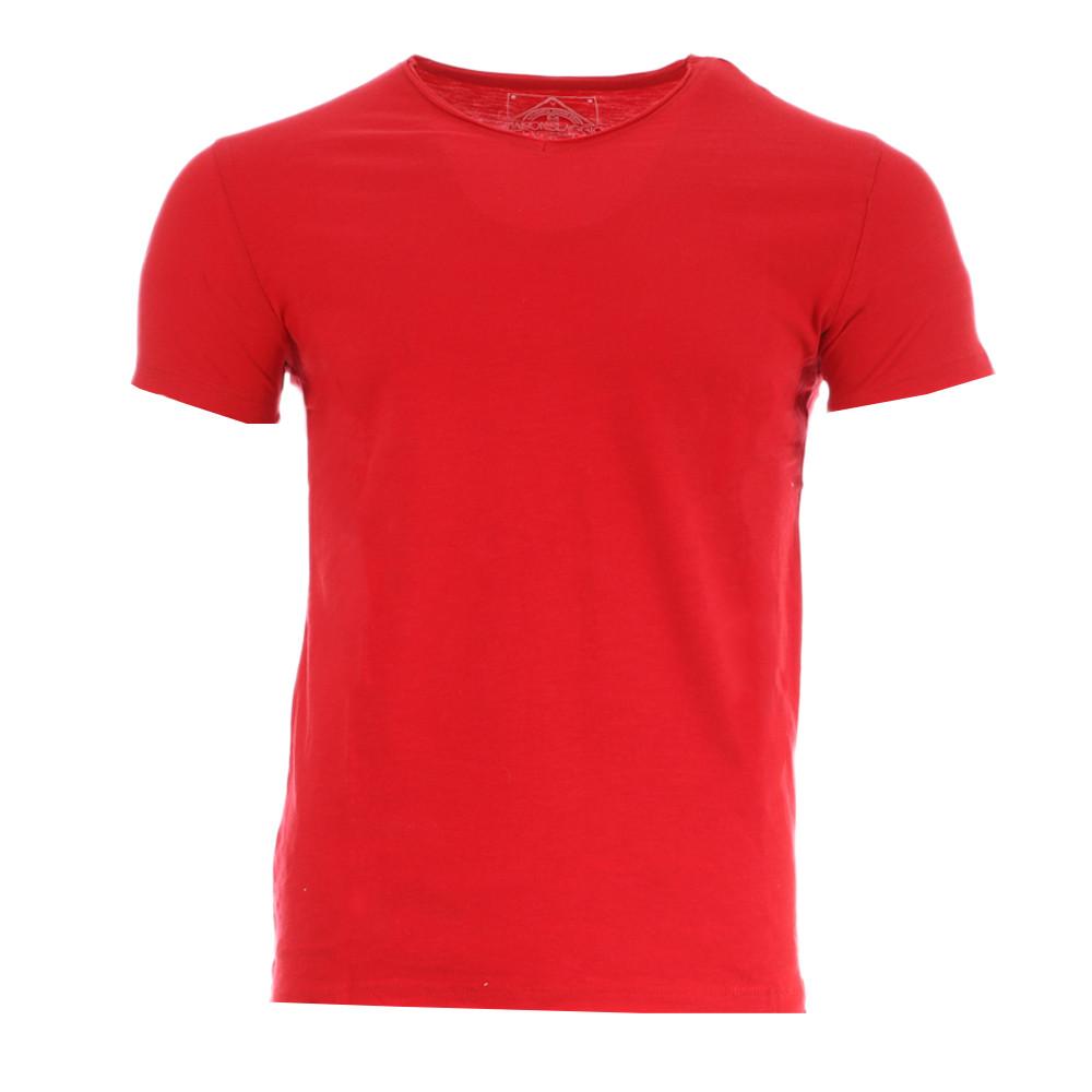 T-shirt Rouge Homme La Maison Blaggio MYKE pas cher