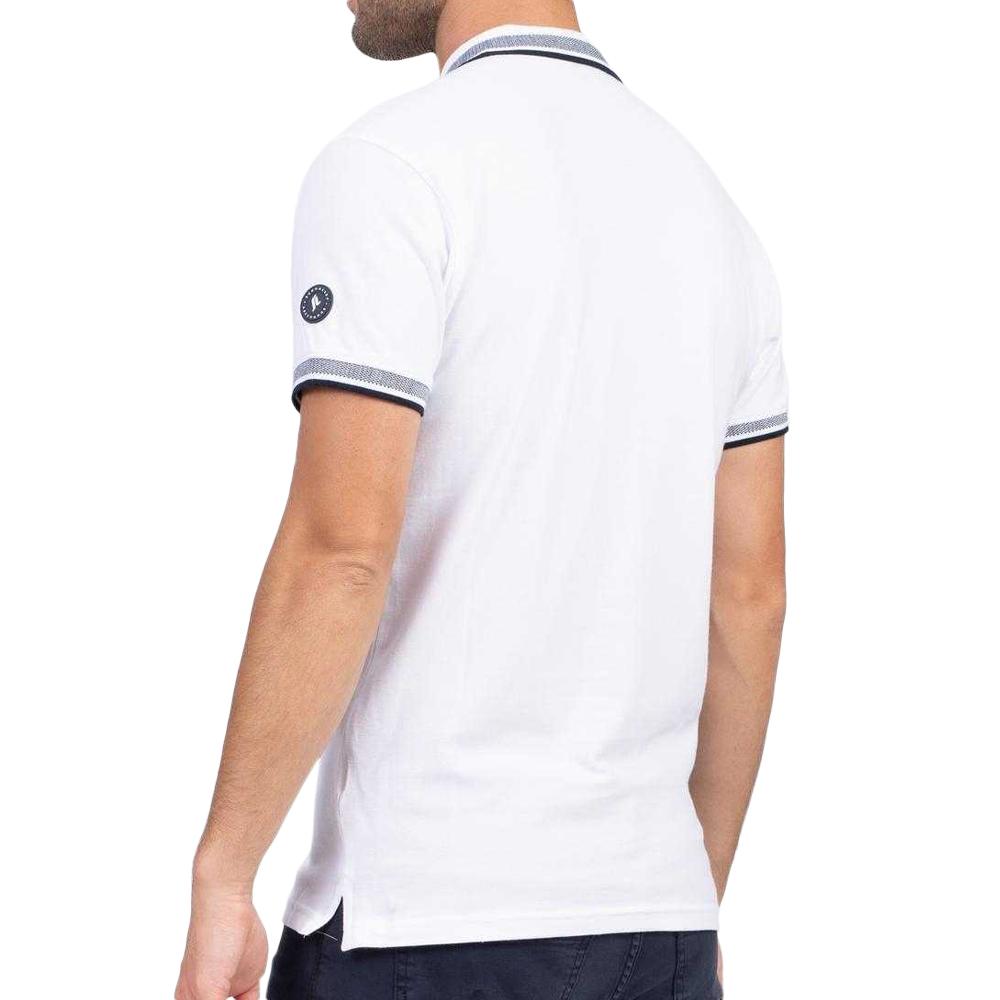 Polo Blanc homme Sun Valley Bohm vue 2