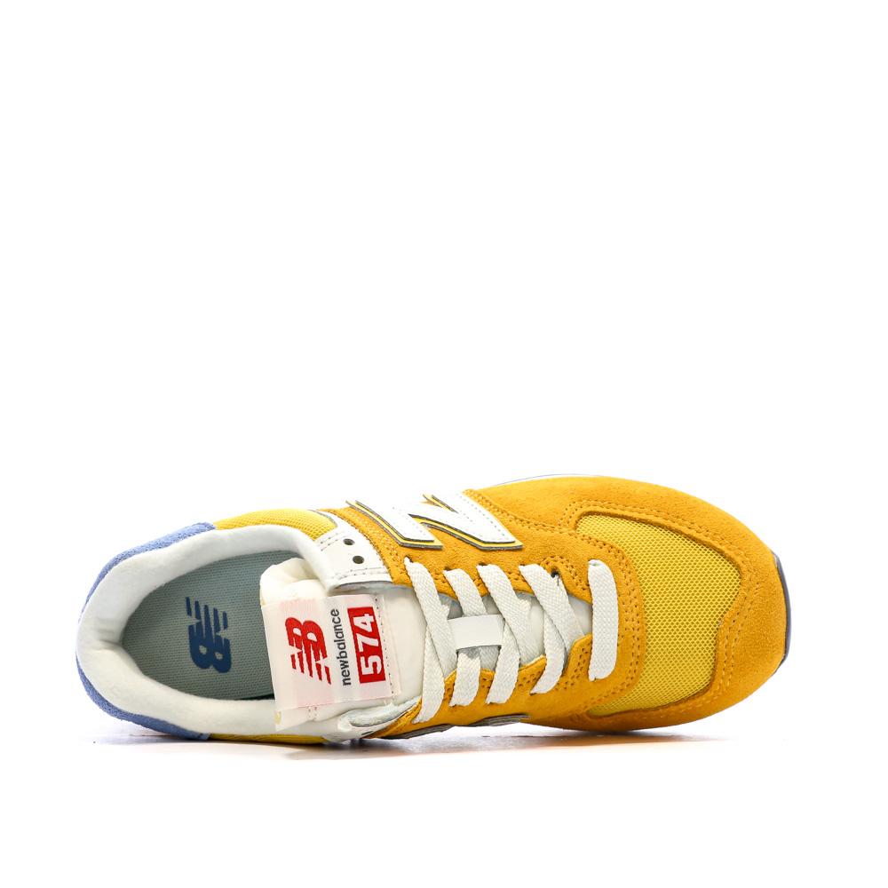 ML574 Baskets Jaune Moutarde Femme New Balance vue 4