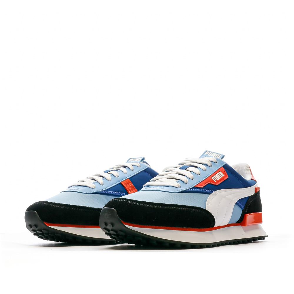 Baskets Bleu/Blanc Garçon/Homme Puma Future Rider New Core vue 6