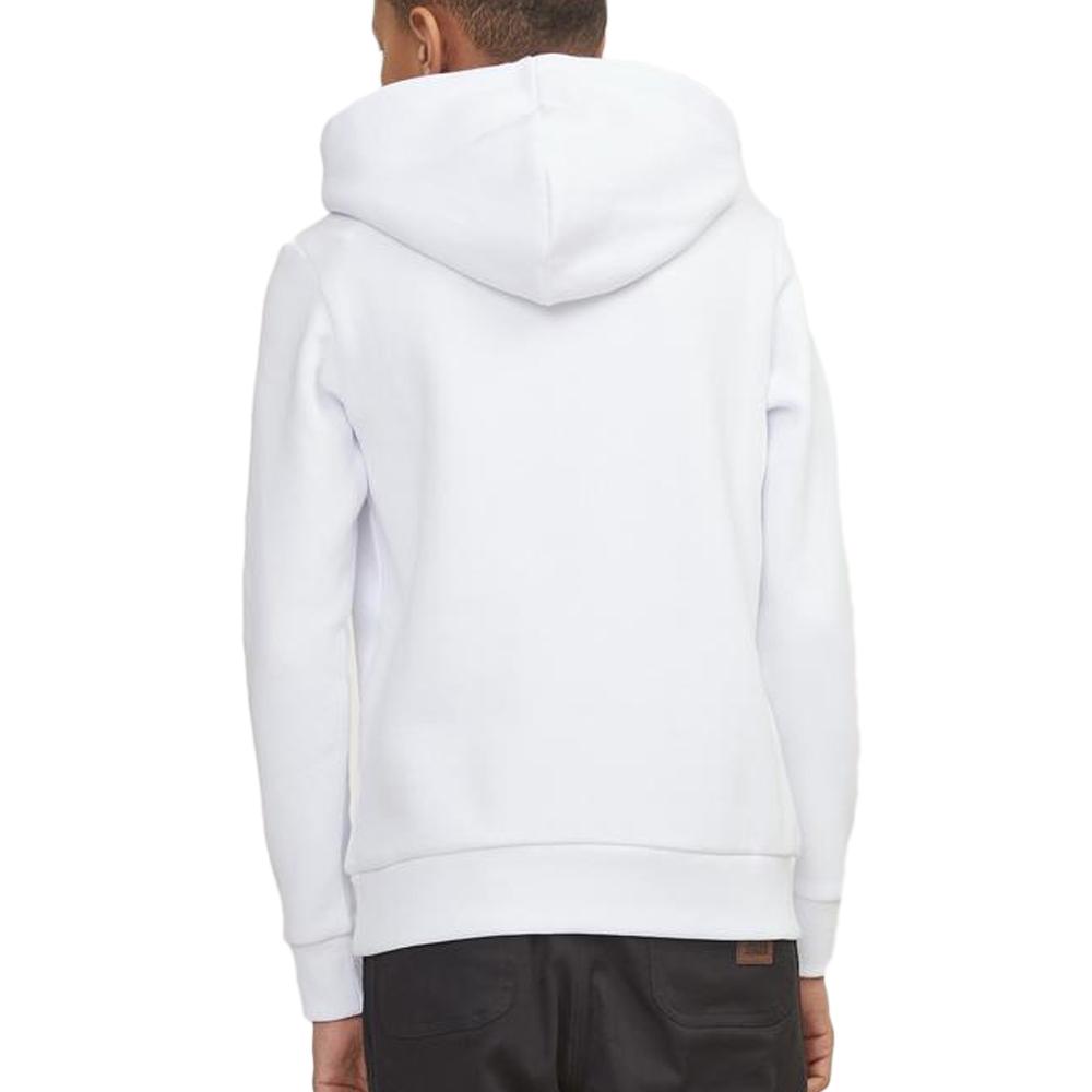 Sweat Blanc Garçon Jack & Jones Cologan vue 2