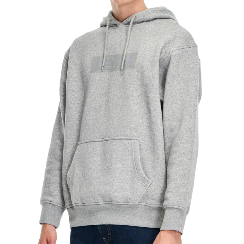 Sweat à capuche Gris Homme Levi's Relaxed Graphic pas cher