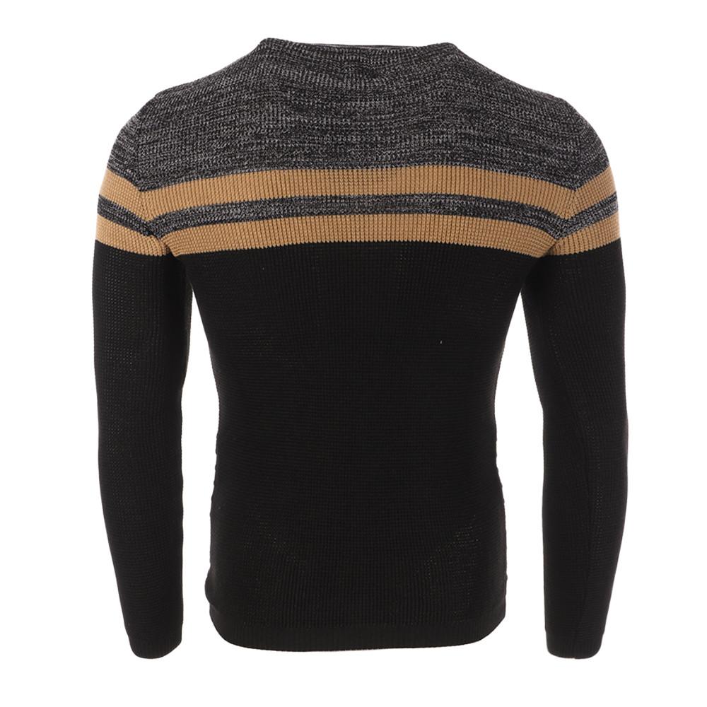 Pull Noir/Marron Homme Just Emporio 507 vue 2