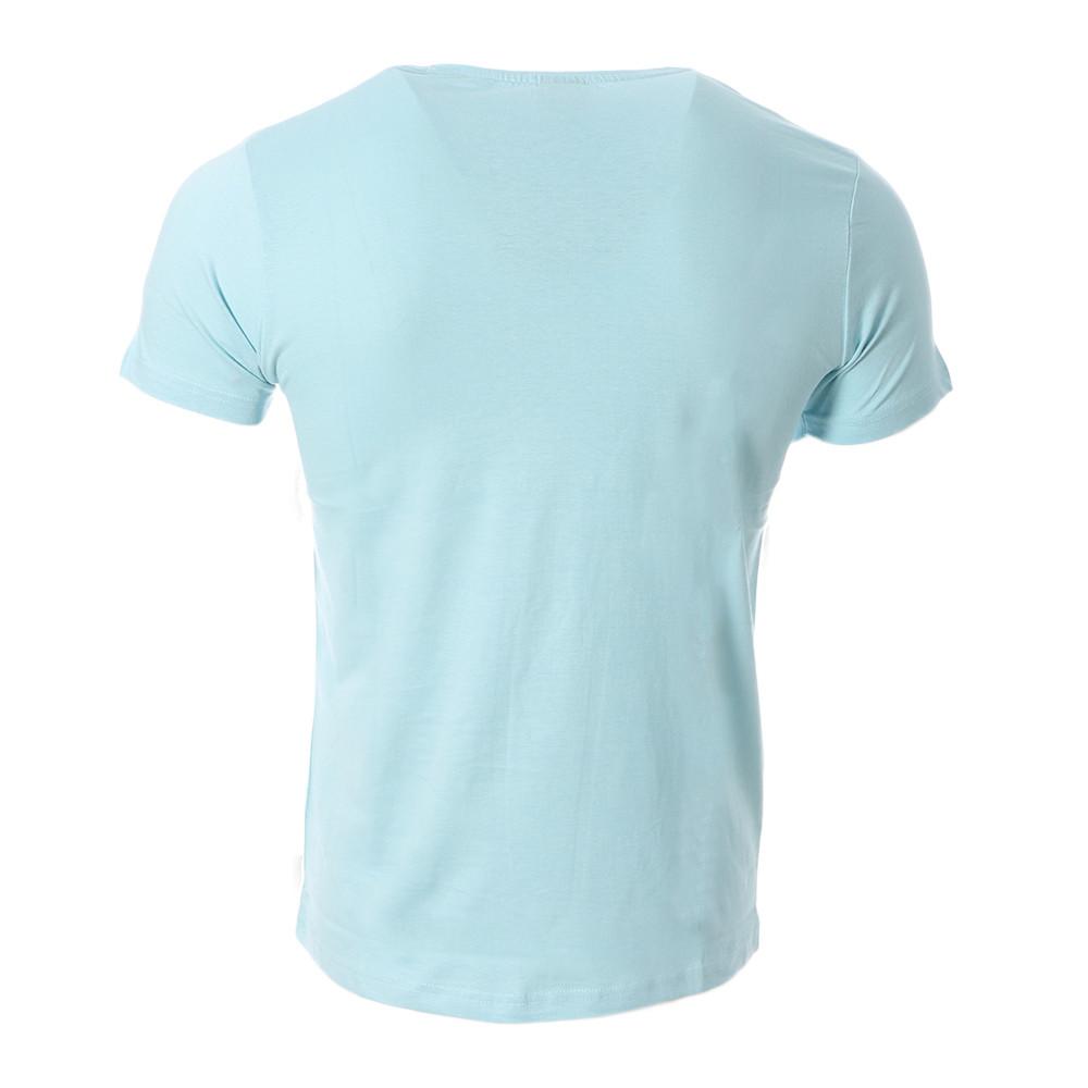 T-shirt Bleu Homme Just Emporio MOZKO vue 2