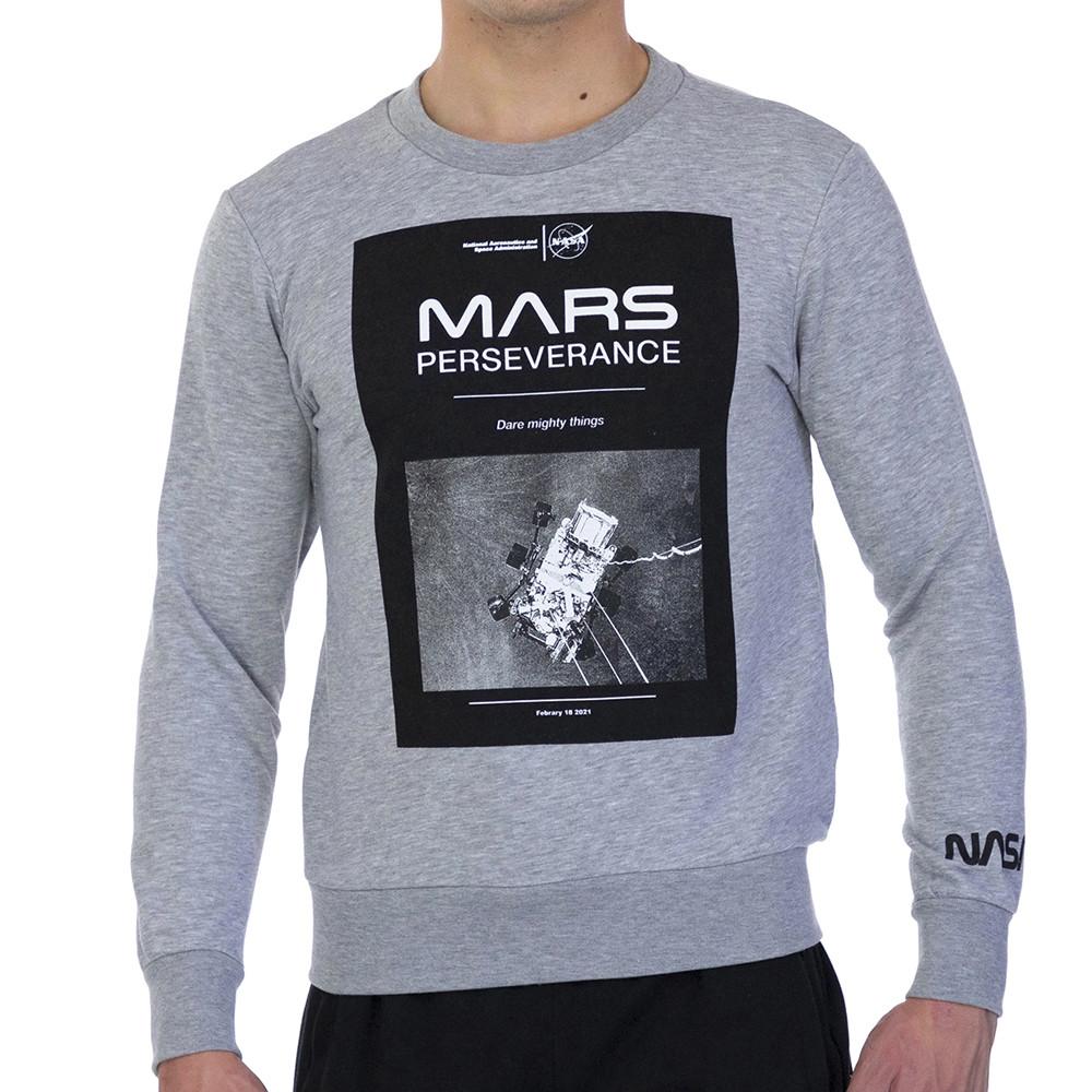 Sweat Gris Homme Nasa 03S pas cher