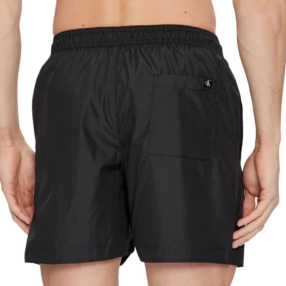 Short de bain Noir Homme Calvin Klein Jeans Drawstring vue 2