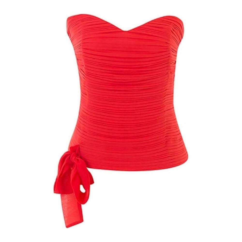 Top Bustier Rouge Femme Guess Saskia pas cher