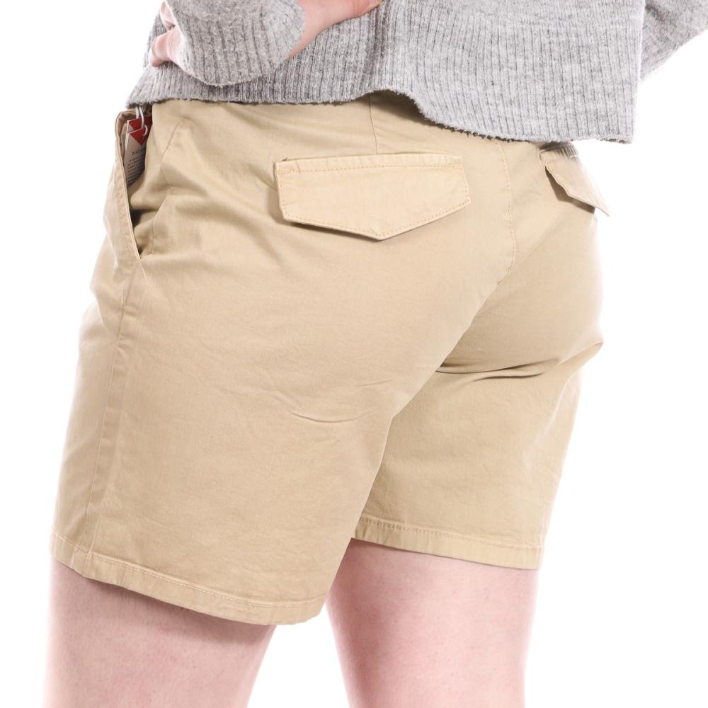 Short Beige Femme Lee Cooper Oda vue 2