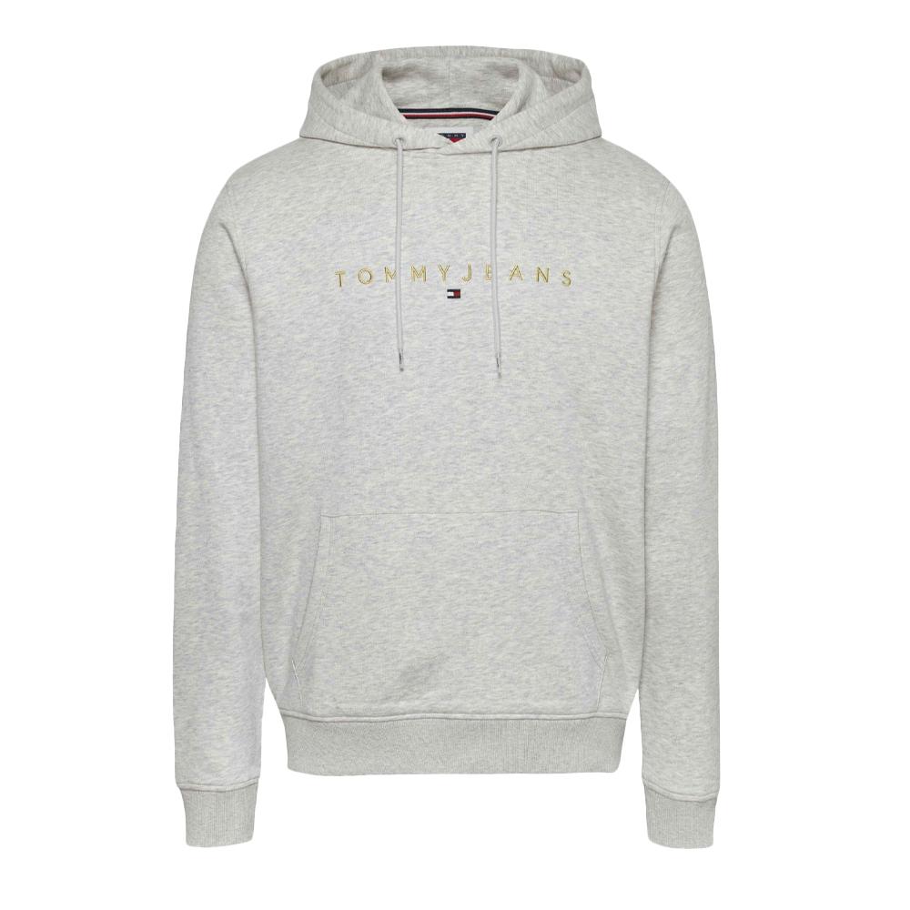 Sweat à Capuche Gris Homme Tommy Hilfiger Linear Gold pas cher