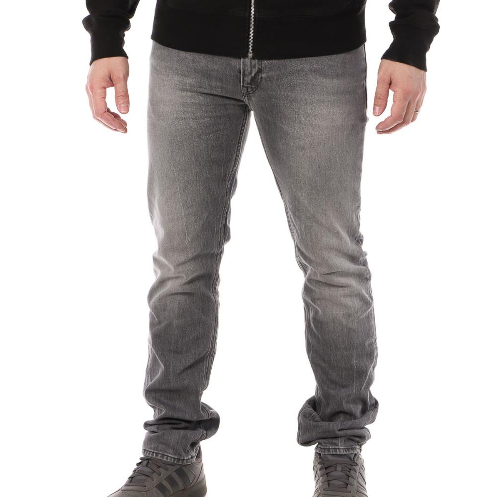 Jean Regular Fit Gris Homme Teddy Smith Reeple Rock pas cher