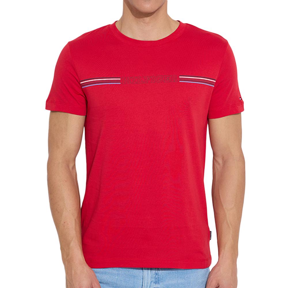 T-shirt Rouge Homme Tommy Hilfiger MW0MW34428 pas cher