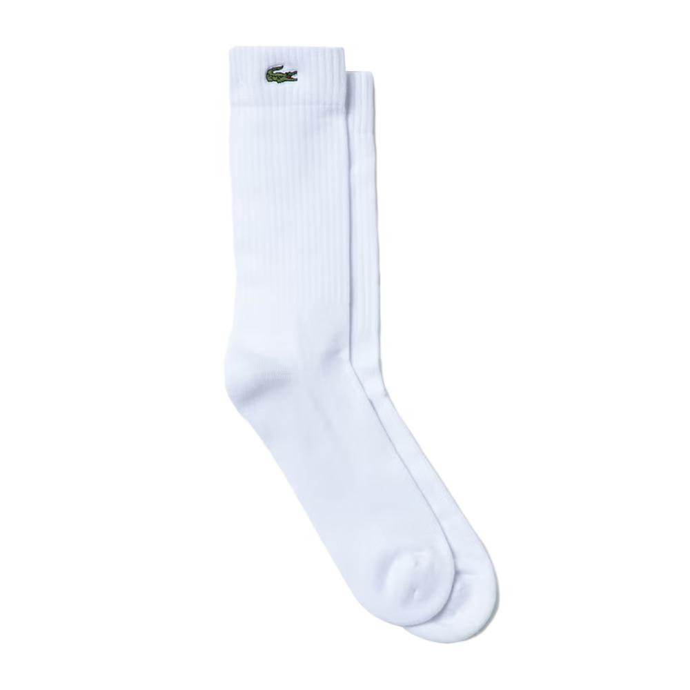 Chaussettes Blanches Homme Lacoste RA4186 pas cher