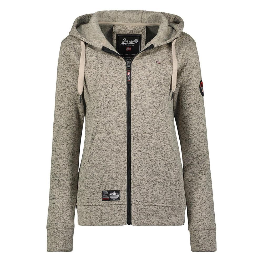 Veste Polaire Gris Chiné Femme Geographical Norway Talerte pas cher