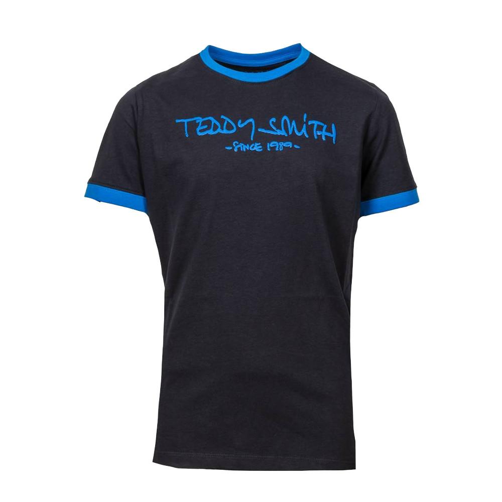 T-Shirt noir garçon Teddy Smith Ticlass3 Jr pas cher