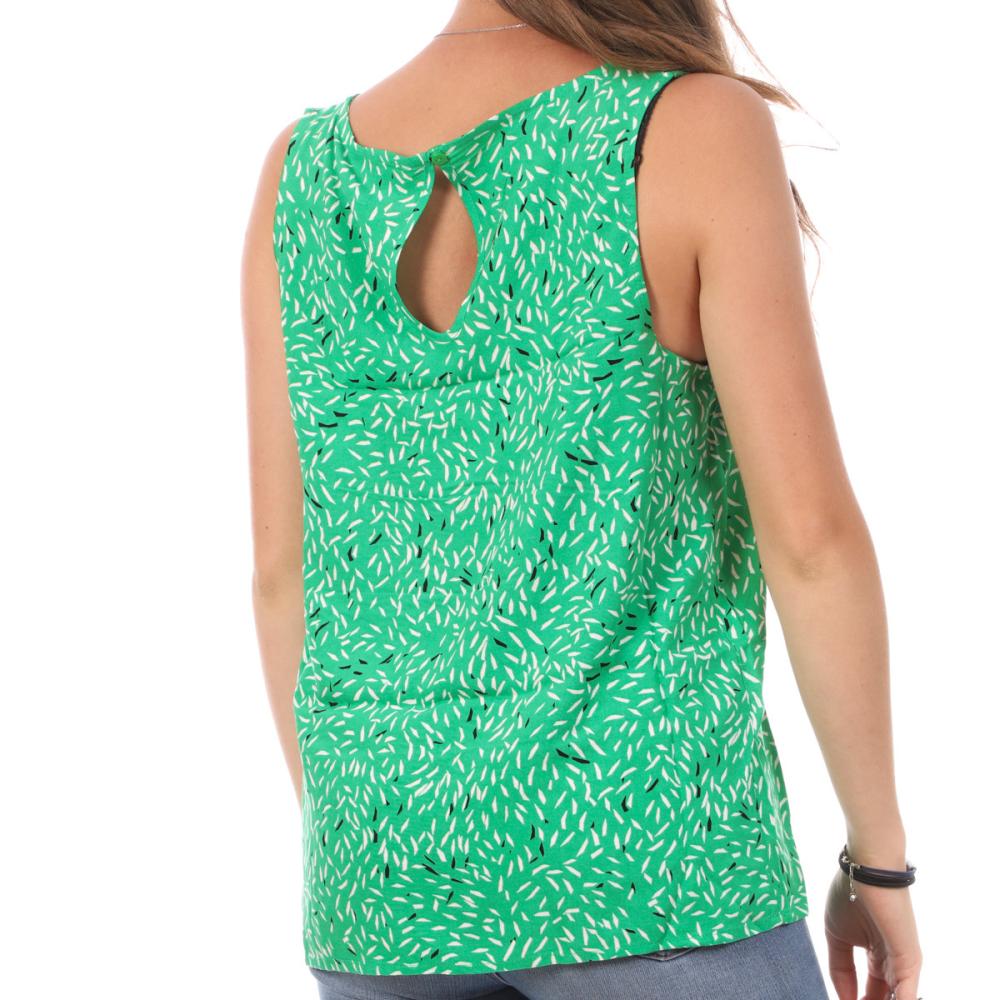 Débardeur Imprimé Vert Femme Vero Moda Easy vue 2