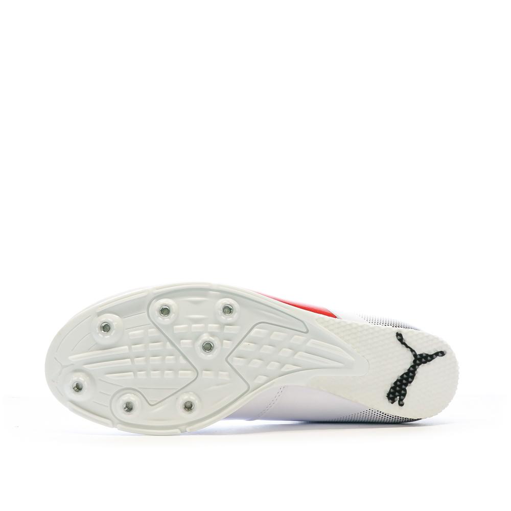 Chaussures d'Athlétisme Blanche/Rouge Homme Puma Evospeed vue 5