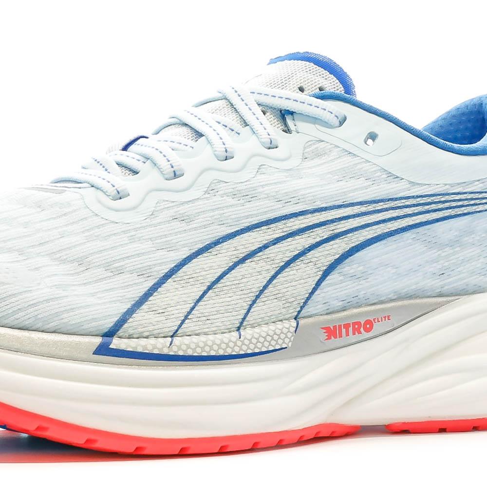 Chaussures de Running Bleu Femme Puma Deviate Nitro 2 vue 7