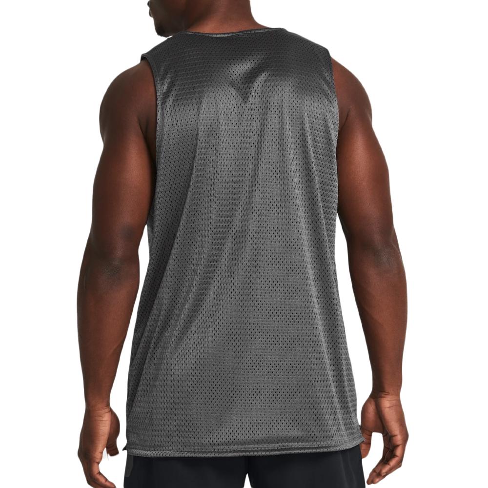 Débardeur Réversible Gris/Noir Homme Under Armour Baseline vue 3