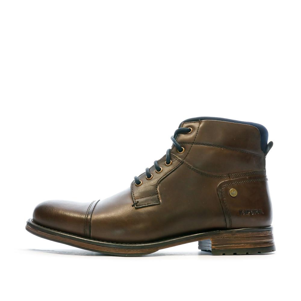 Bottines Marron Homme Kaporal Guilde pas cher