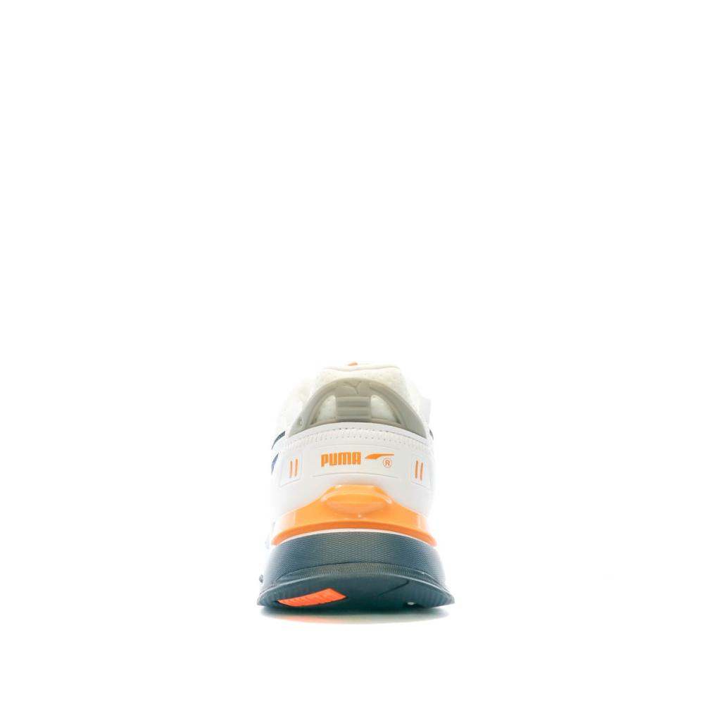 Baskets Blanc/Orange Homme Puma Mirage 383107 vue 3