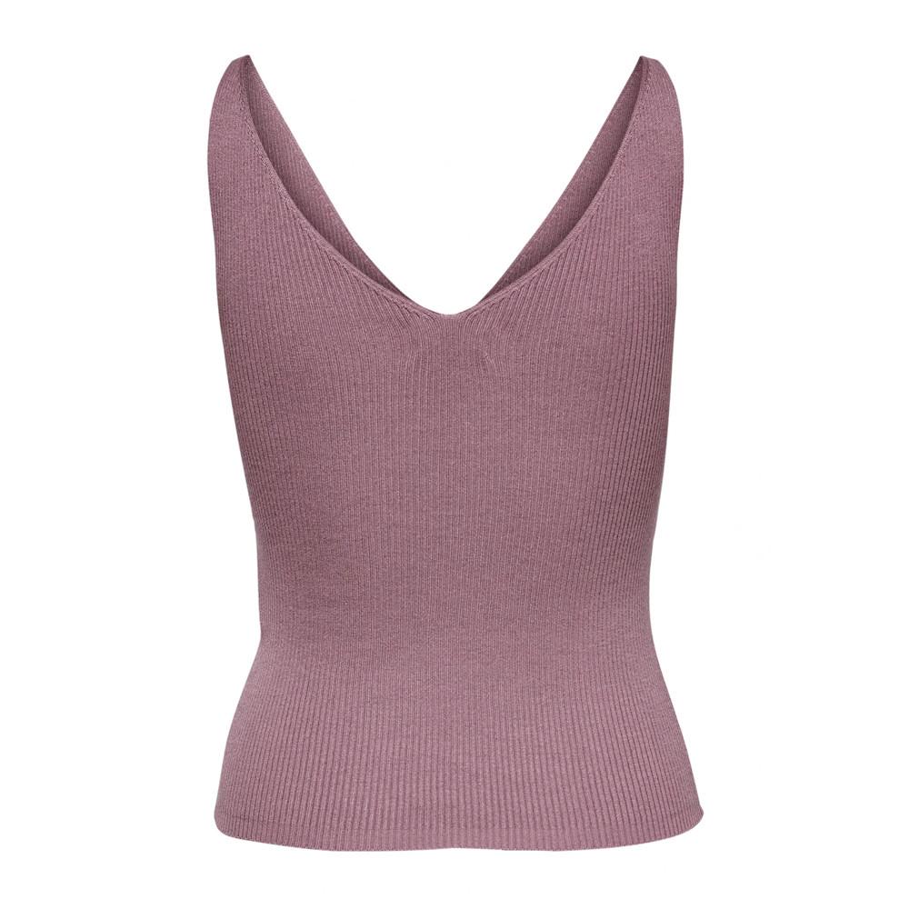 Débardeur en Maille Mauve Femme JDY Nanna vue 2