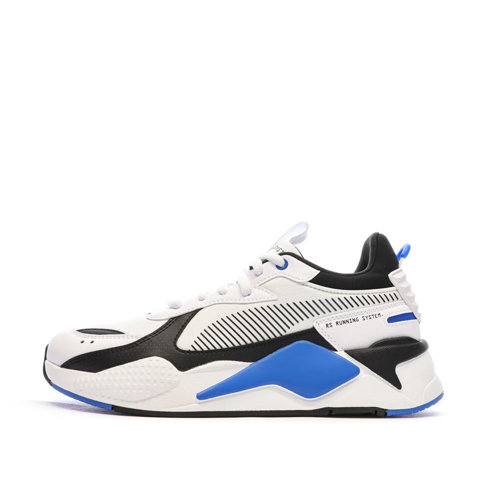 Baskets Blanches/Noires/Bleu Homme Puma Rs-x Games pas cher