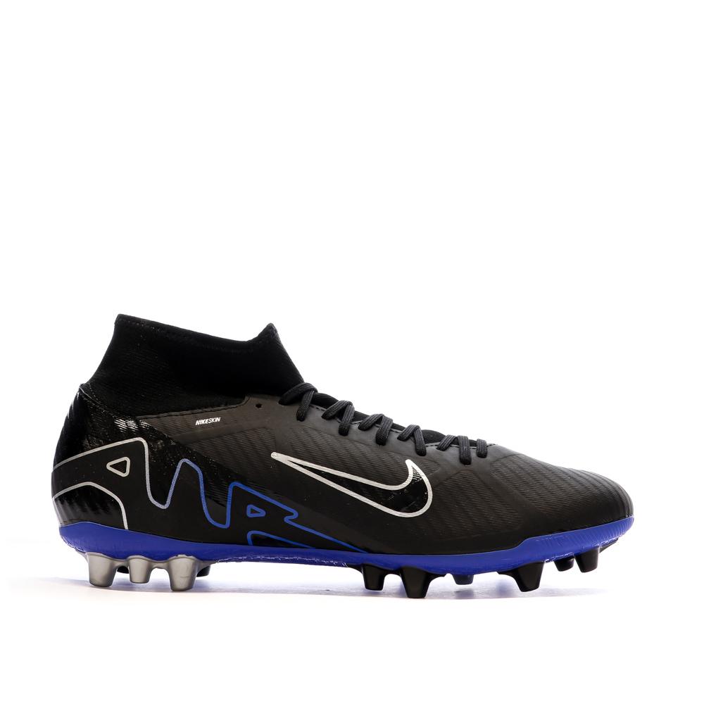 Chaussures de foot Noir/Bleu Homme Nike Zoom Superfly 9 Academy AG vue 2