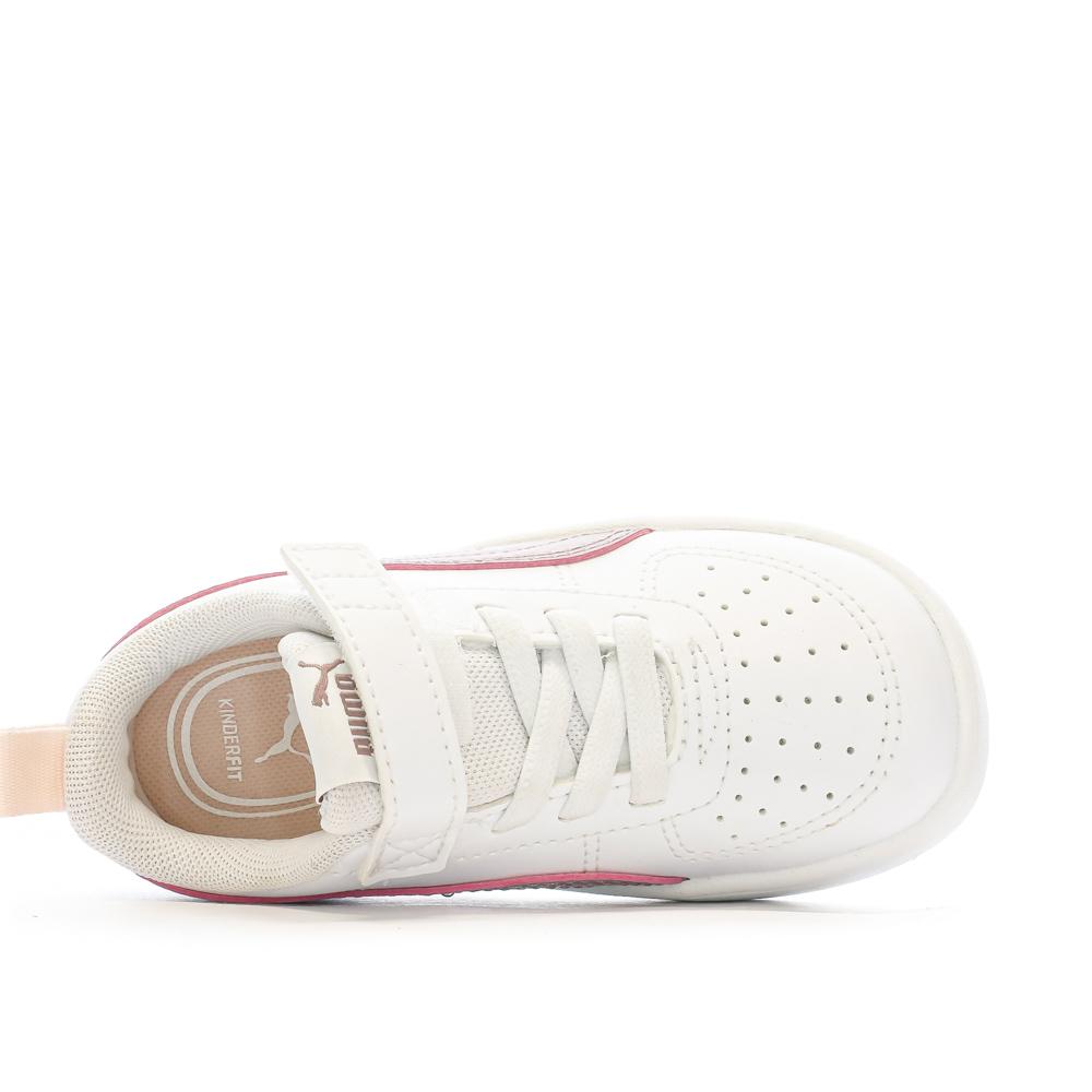 Baskets Mauve/Blanche Fille Puma Rickie vue 4