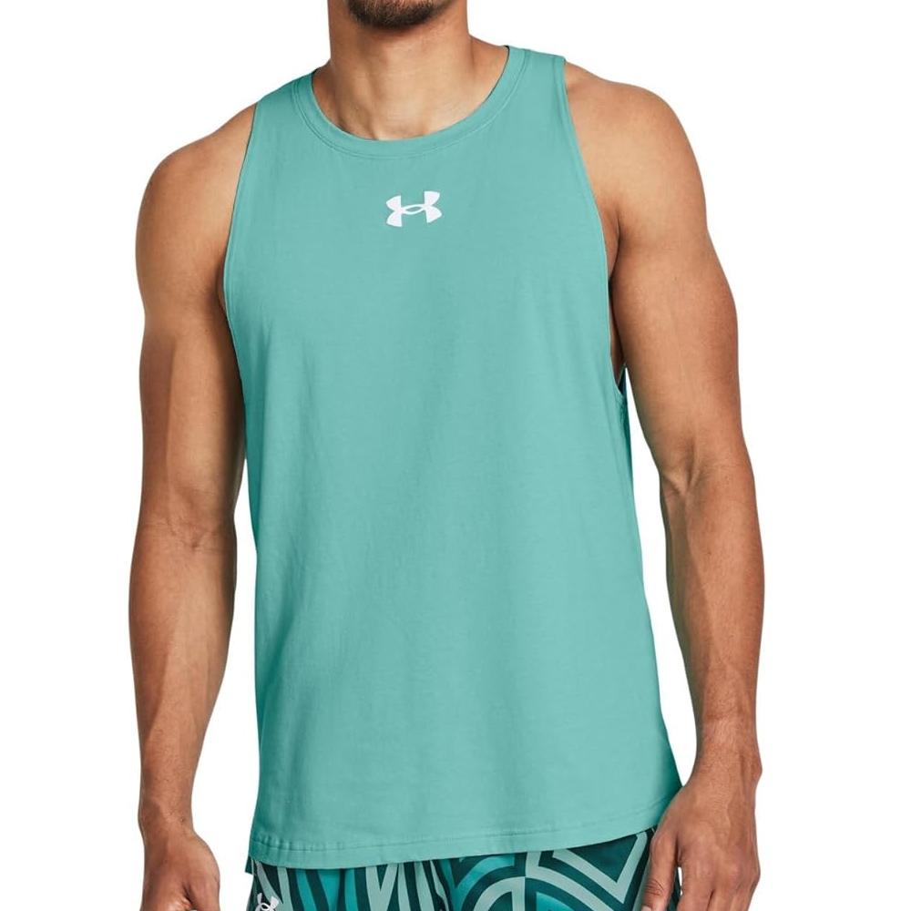 Débardeur Turquoise Homme Under Armour Baseline pas cher