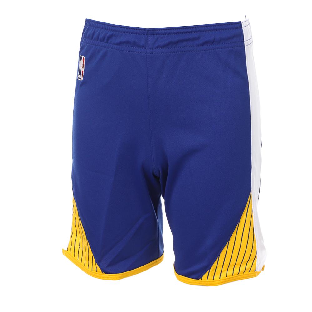 Short de Basketball Bleu/Jaune Garçon NBA Golden State Warriors pas cher