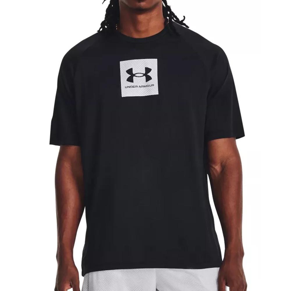 T-shirt Noir Homme Under Armour Tech Prt pas cher