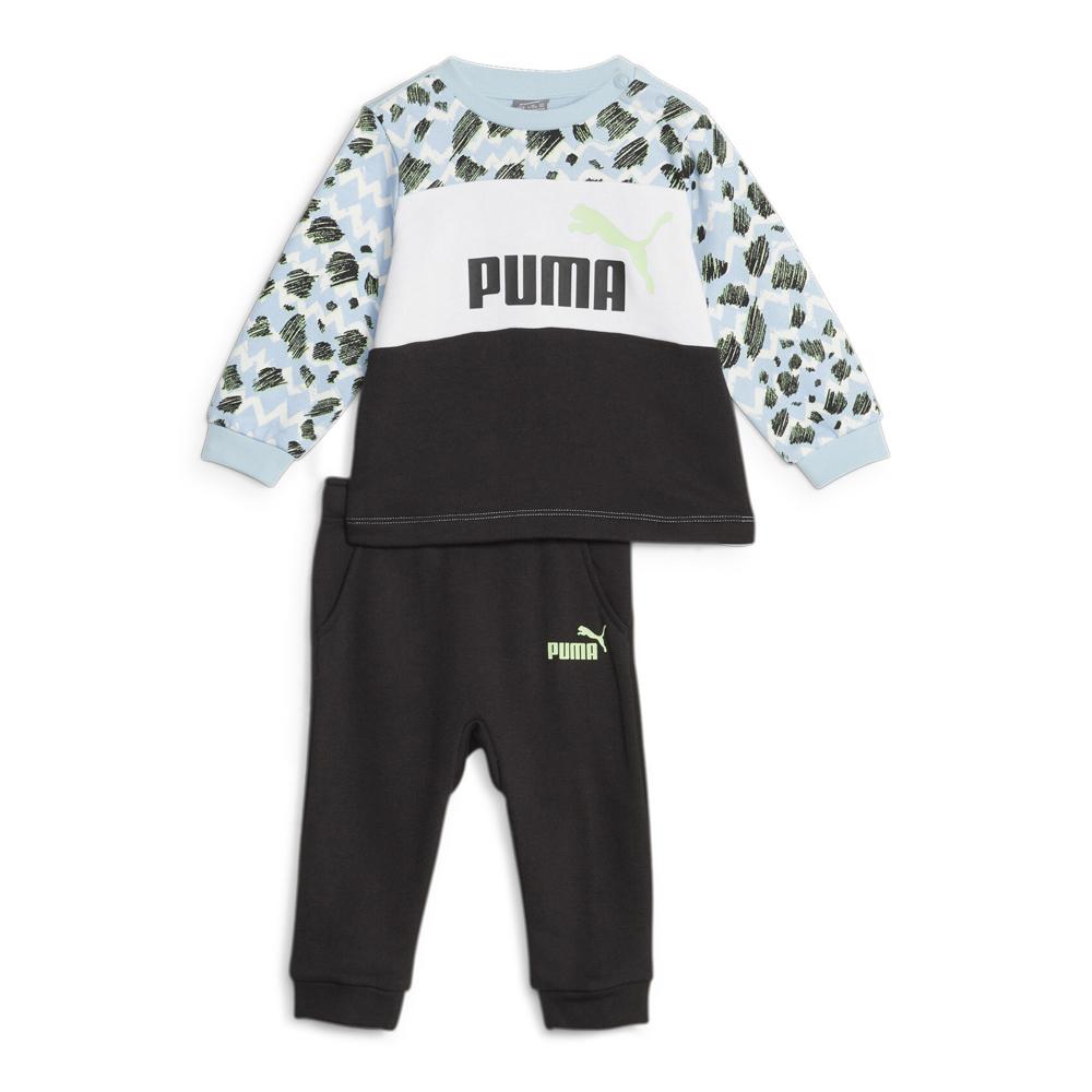 Ensemble Blanc/Noir Bébé Garçon PUMA Mix Joger pas cher