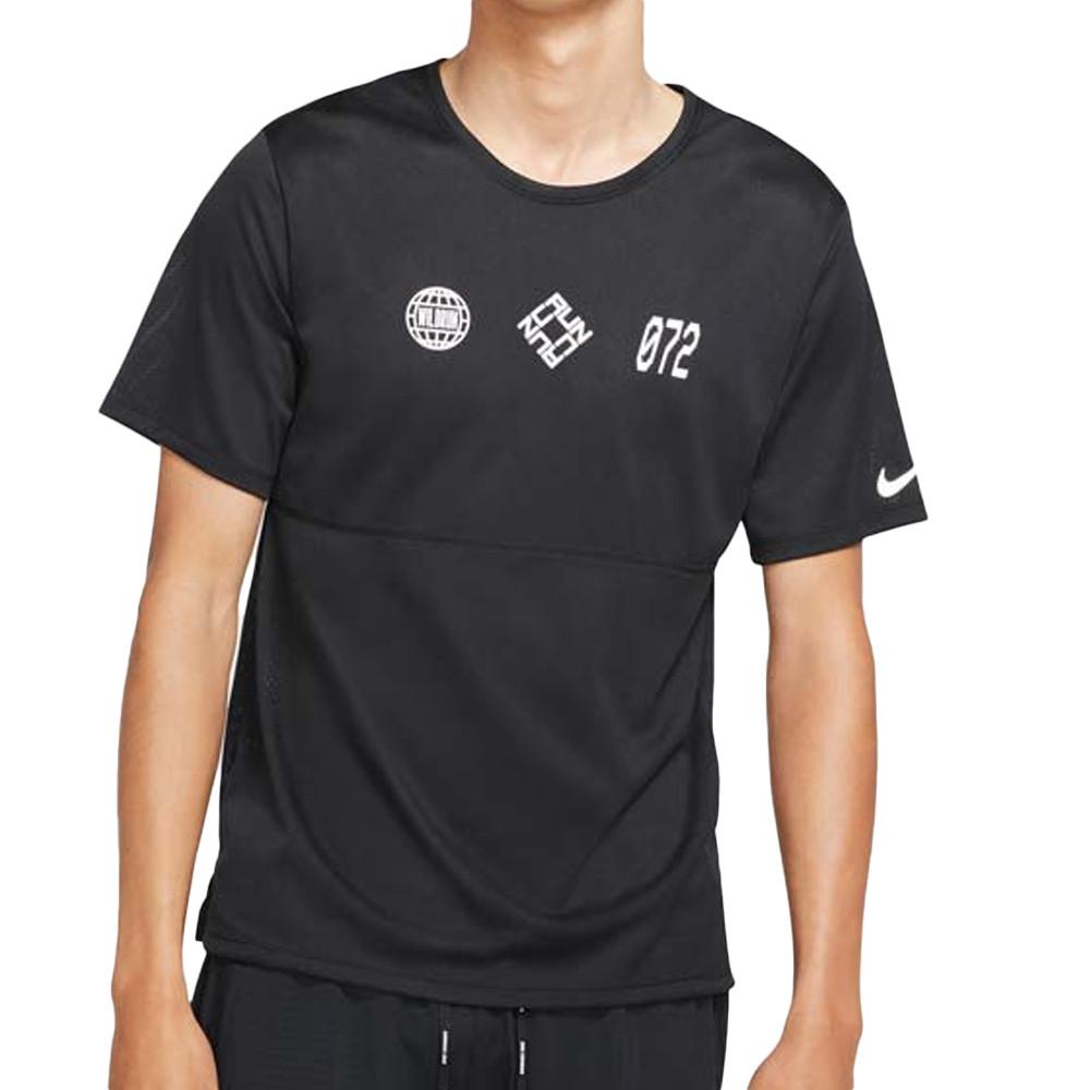 Maillot de sport Noir Homme Nike Run Top pas cher