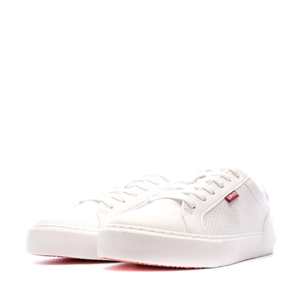 Baskets Blanche Femme Levis Woodward Refresh vue 6