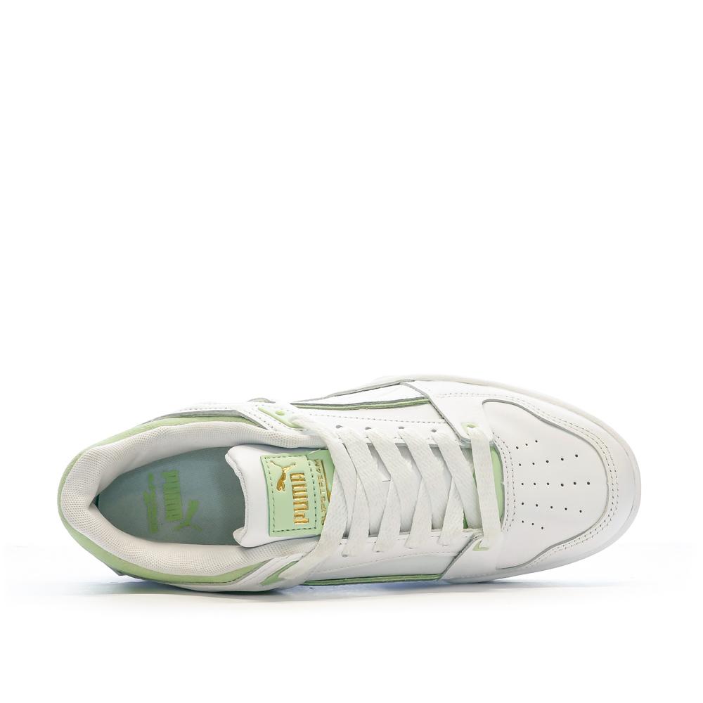 Baskets Blanches/Vertes Homme Puma Slips tream vue 4