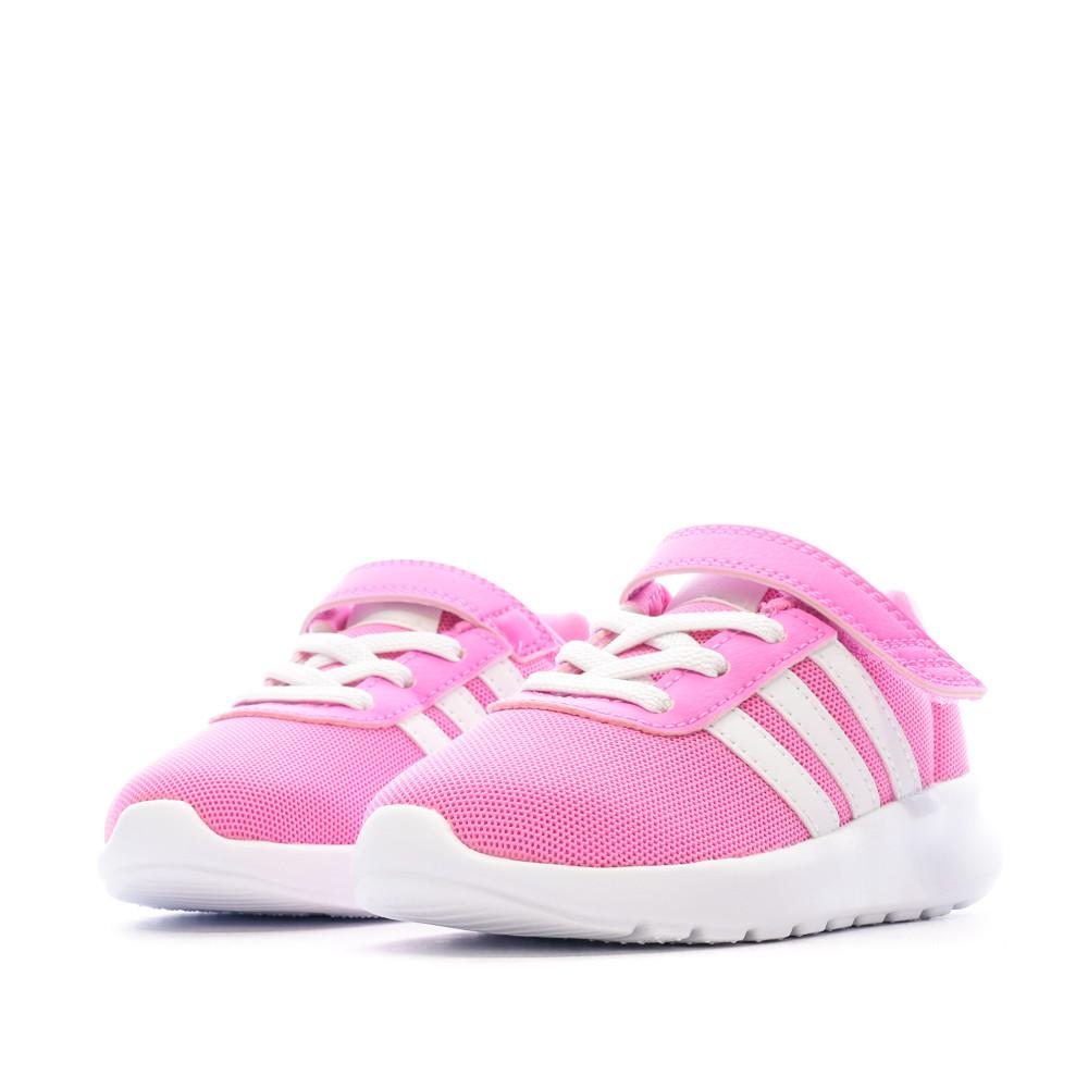 Basket Rose Fille Bebe Adidas Lite Racer 3.0 El I