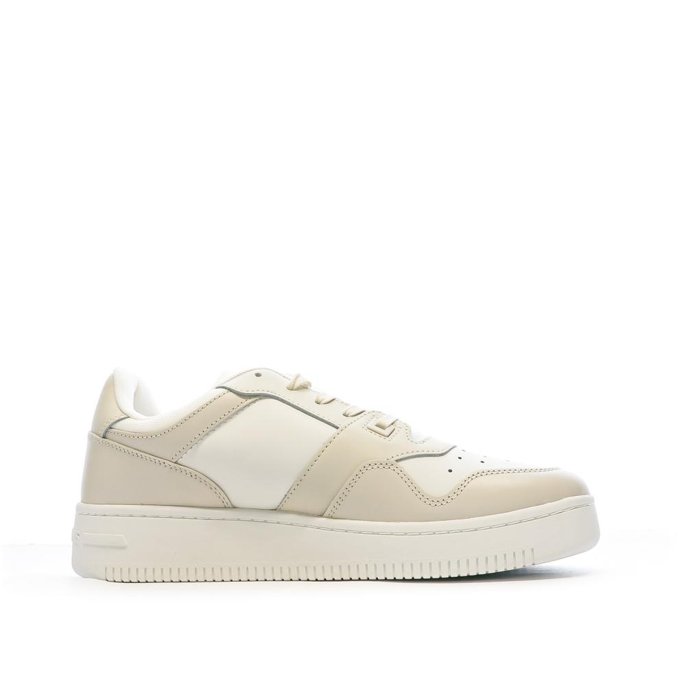 Baskets Blanches/Beiges Homme Tommy Hilfiger Retro vue 2