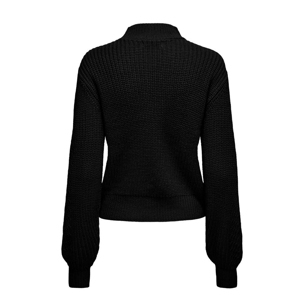 Pull Noir FemmeJDY Cabel vue 2