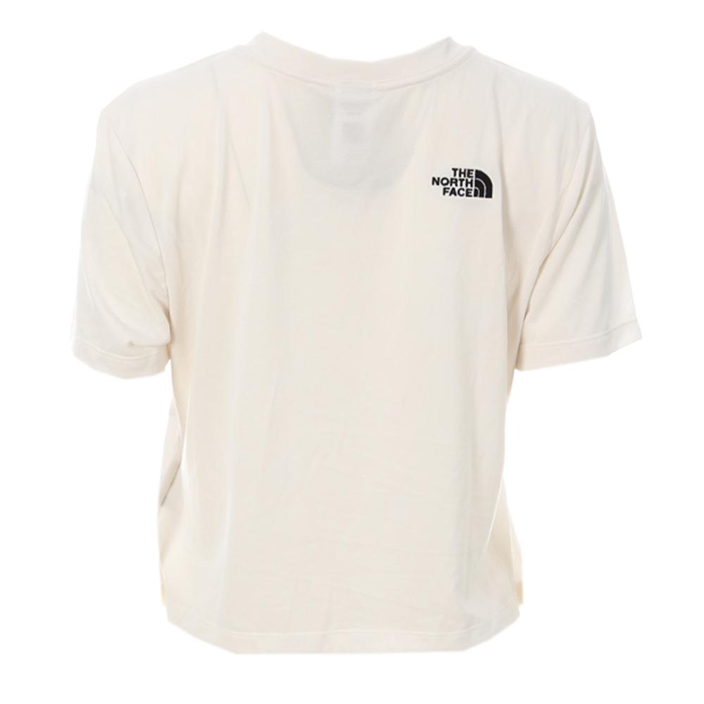 T-Shirt Beige Femme The North Face Foundation vue 2