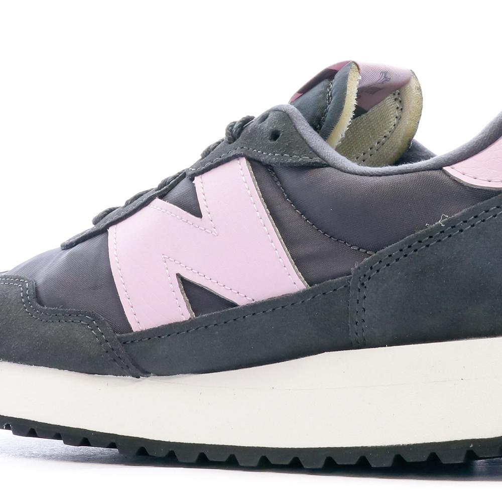 WS237 Baskets Grise/Violet Femme New Balance vue 8